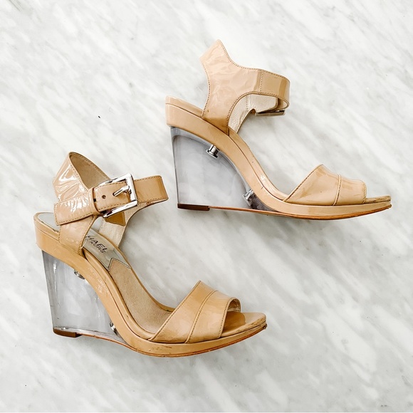 Shoes 2 For 2 Michael Kors Nude Wedges Poshmark